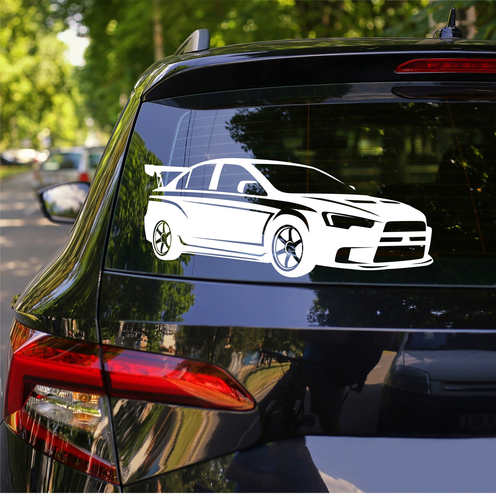 Mitsubishi Evo X Lancer Vinyl Window Car Truck Decal