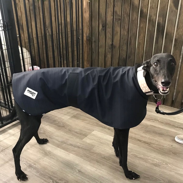 Imperméable Greyhound en polaire collée design élégant à rayures, hydrofuge