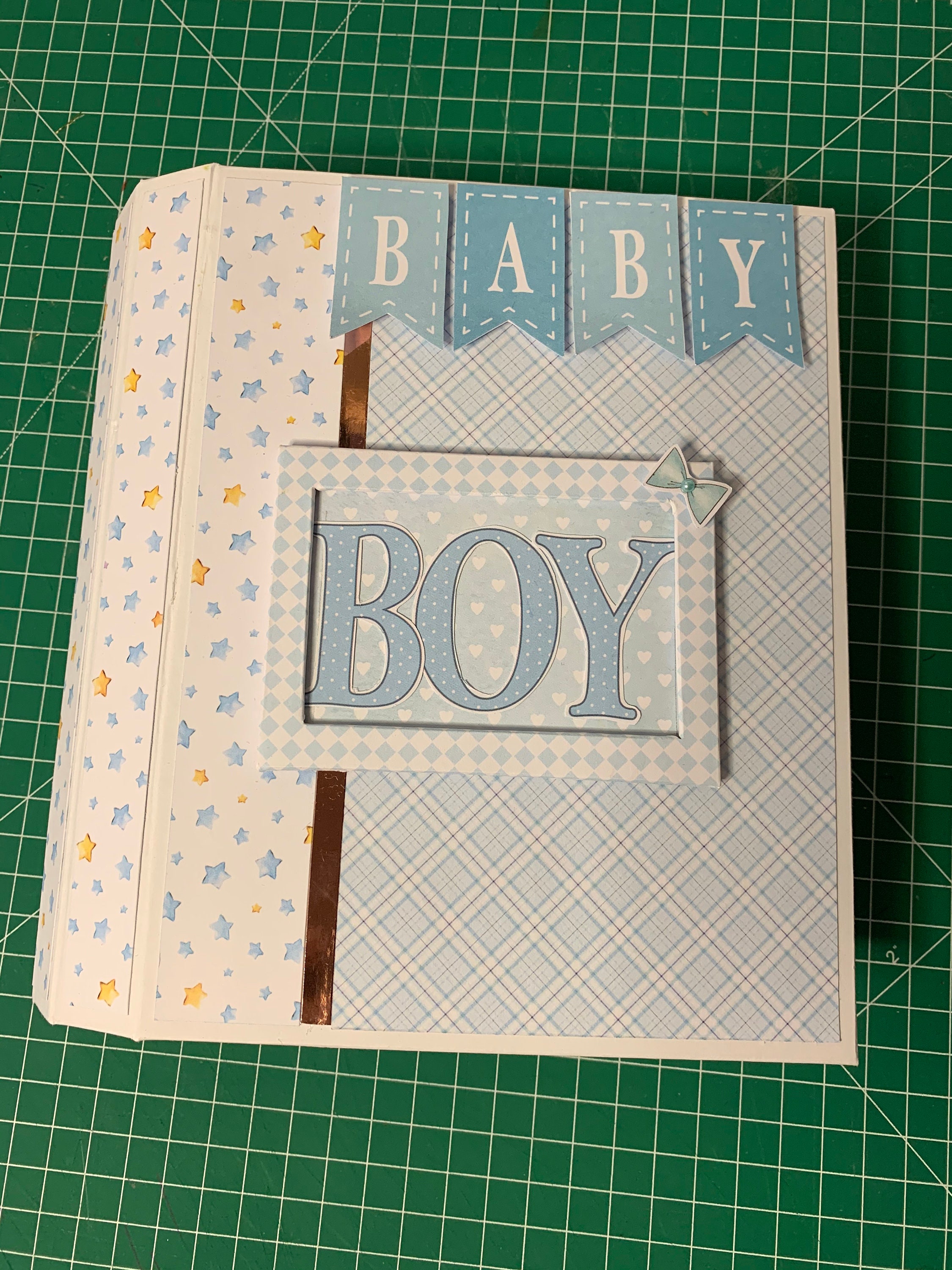 BABY SCRAPBOOK ALBUM Baby Boy First Year Photo Baby Boy Etsy