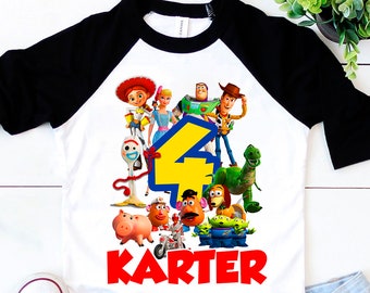 toy story 4 birthday shirts