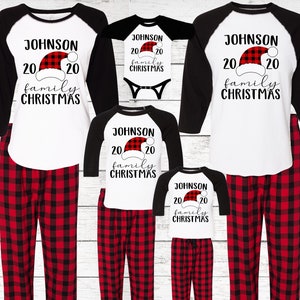 Disney Mickey Pajamas For The Whole Family Disney Christmas Etsy