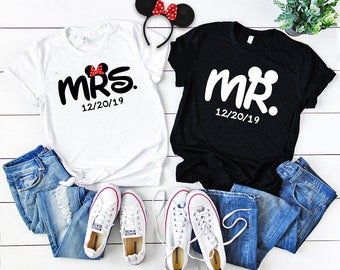 disney newlywed shirts