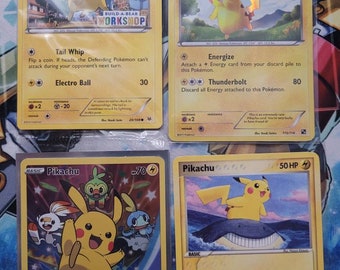 Pikachu Cards Etsy Pikachu Cards Etsy