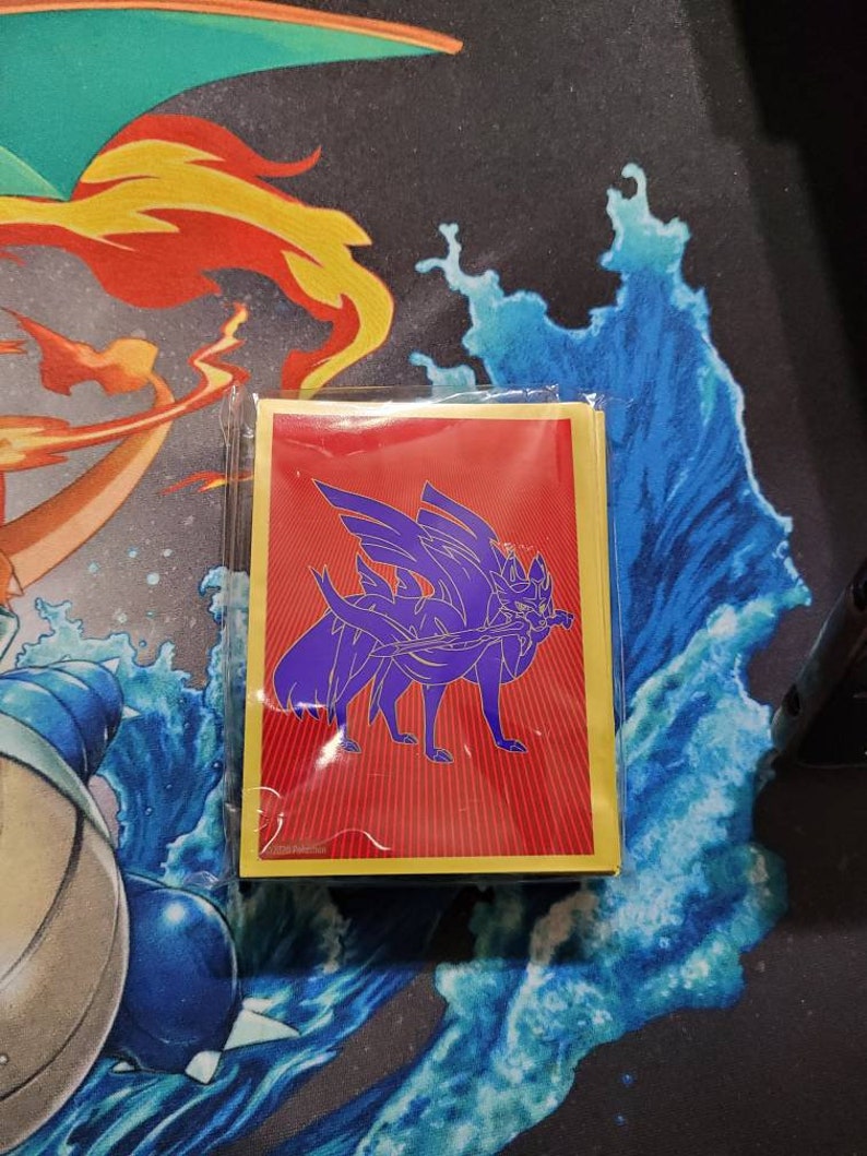 65 Count Pokemon Card Sleeves Sealed Etsy