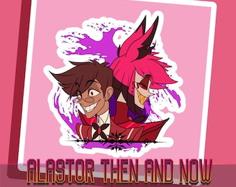Alistor Then and Now sticker