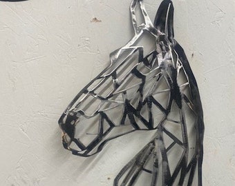 Metal Horse Dimensional Wall Art