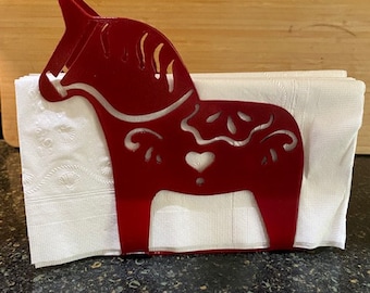 Swedish Dala Horse Napkin Holder