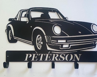 Porsche 911 Personalized key/hat rack