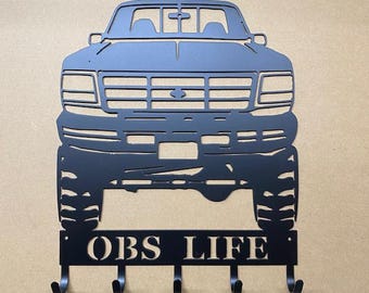 Ford Truck 90s  Key/Hat Rack (Personalized)