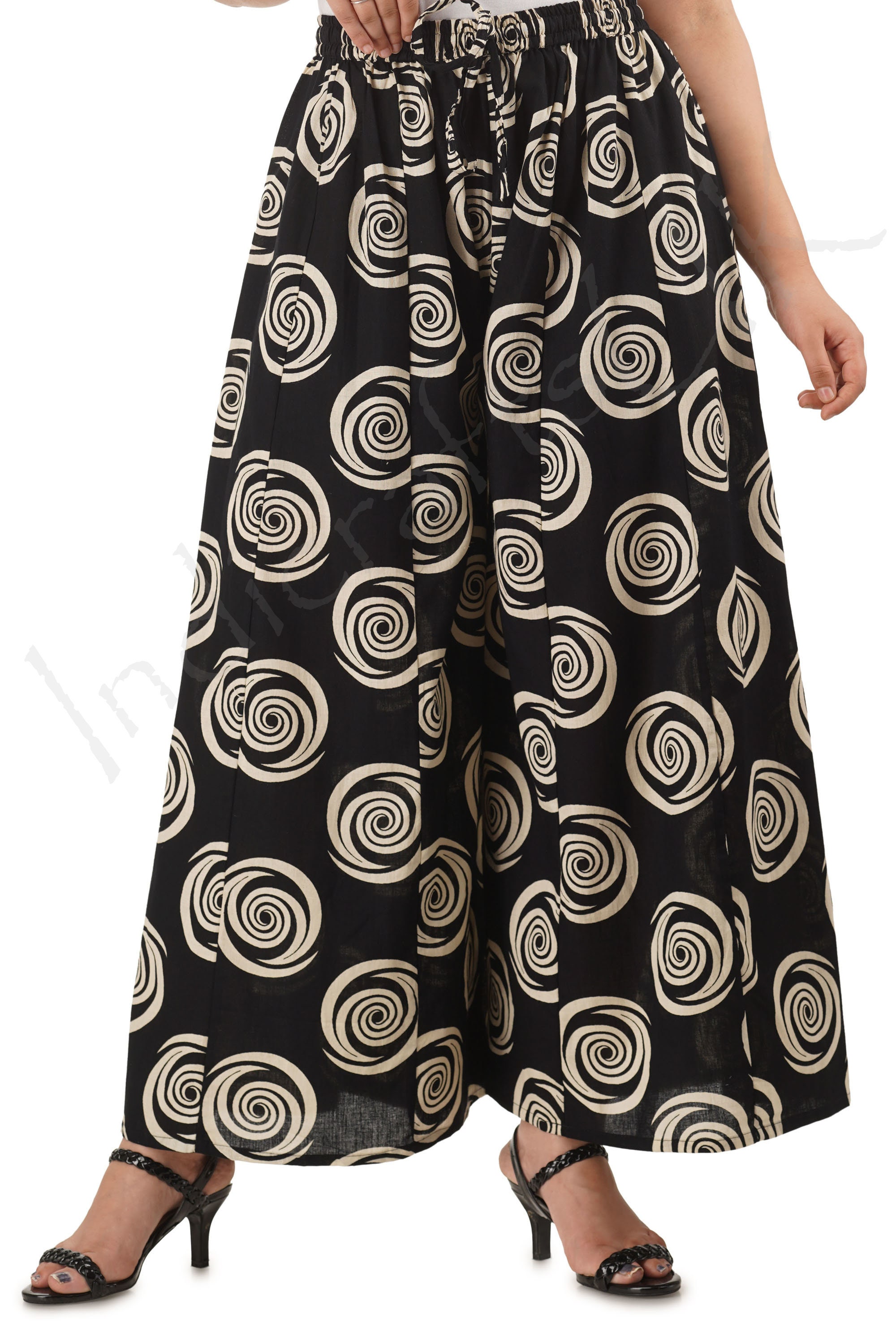 Cotton Palazzo Pants -  UK