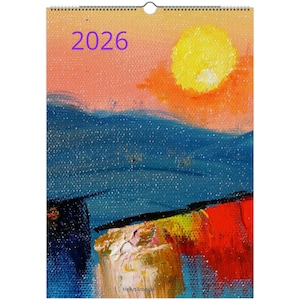 2026 Art Wall Calendar