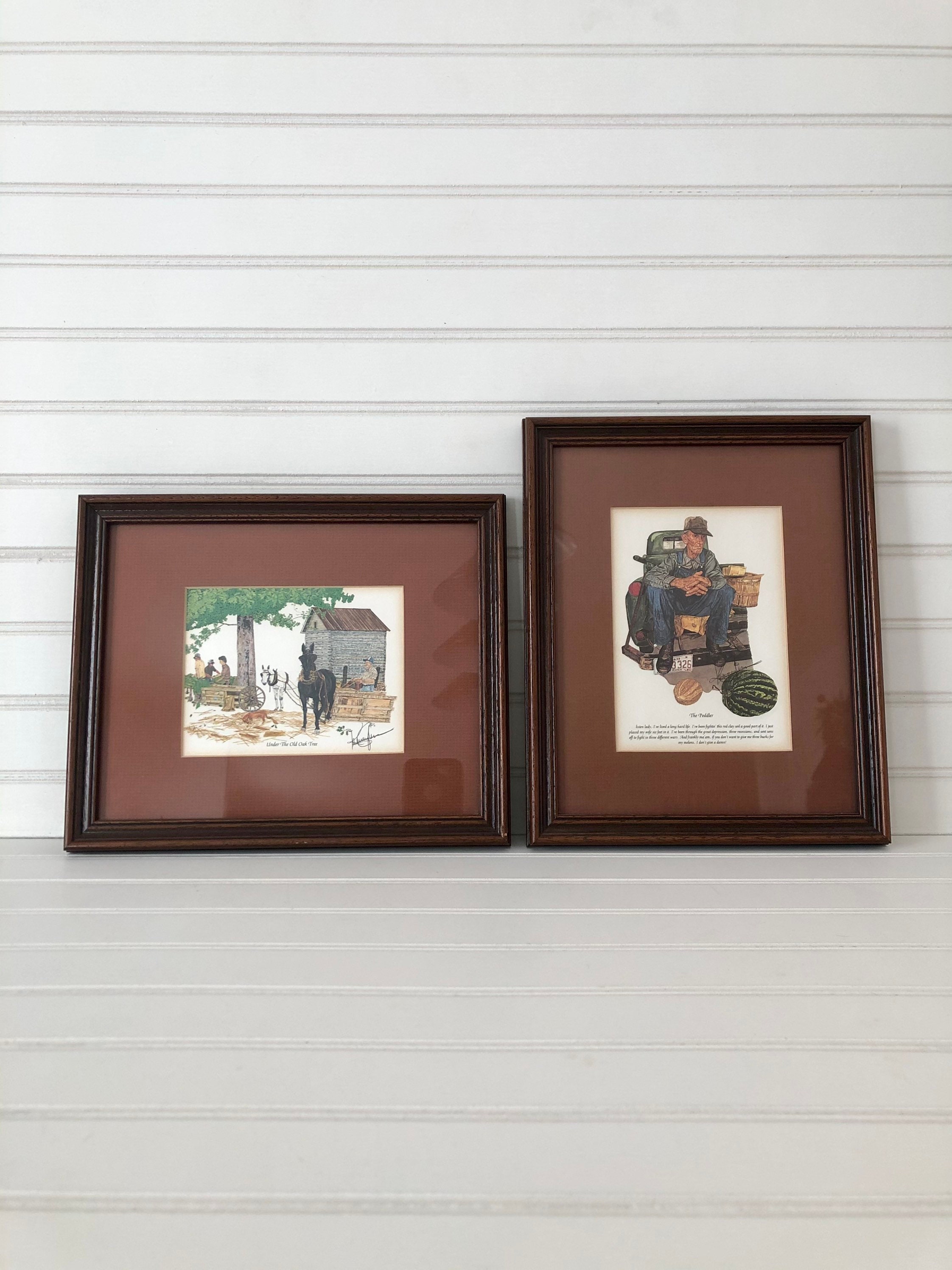 Vintage Farmhouse Wall Decor Art by Kenny Glenn the Peddler Etsy