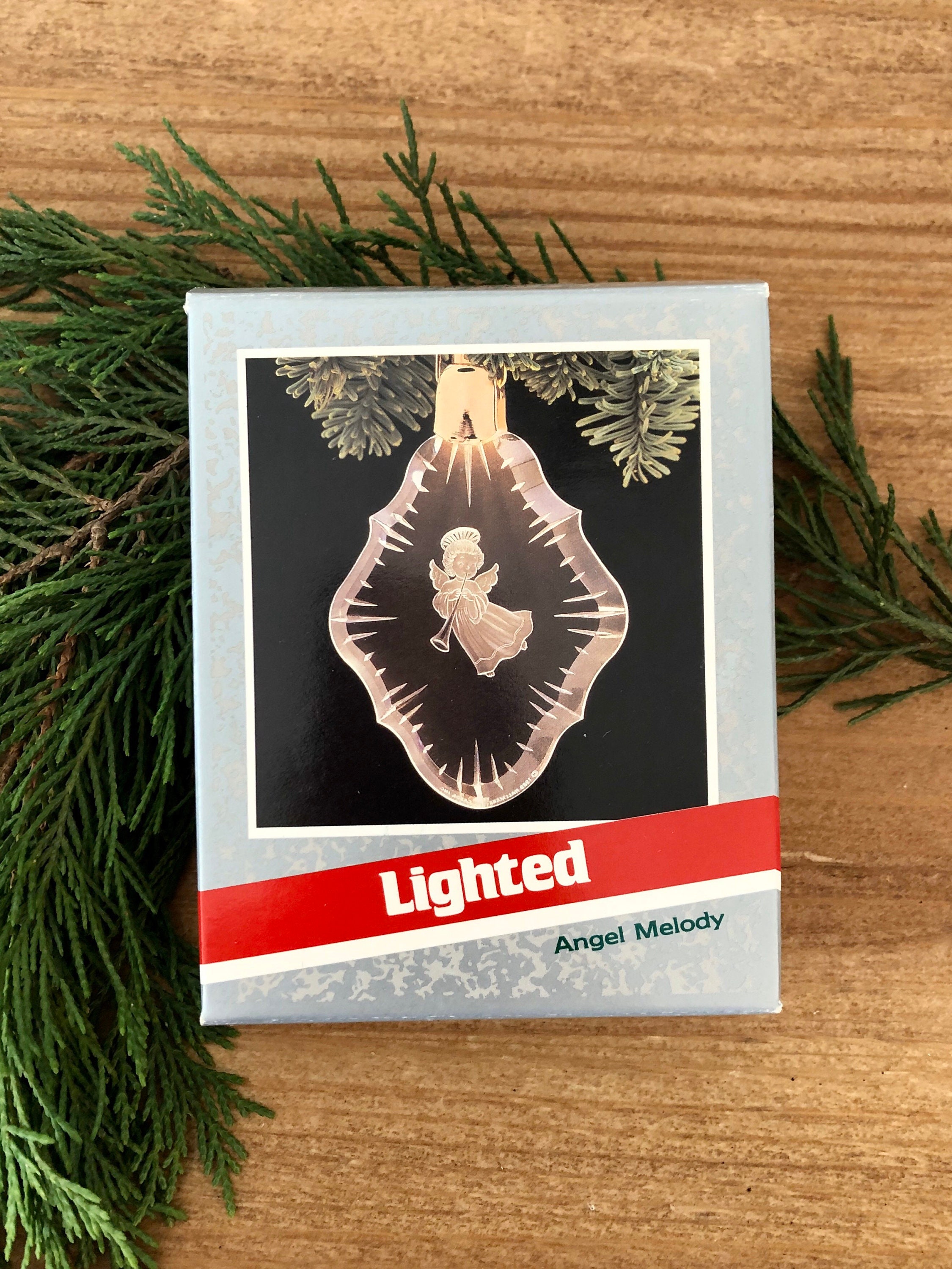 Vintage Hallmark Lighted Angel Ornament Plug in Ornament Etsy