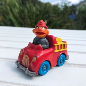 Vintage Gegossenes Metall Feuerwehrauto Spielzeug, 1981 Muppets, Spielen Skool Spielzeug Feuerwehrauto, Vorgeäuscht spielen, Geschenk für Ihn, Strumpfzeug