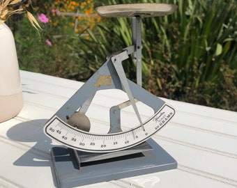Vintage Hamilton Metal Postal Scales, Shipping, Postage, Office Decor, Industrial, Steampunk, Made in USA