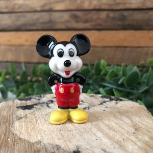 Mickey Mouse Statue Figurine Walt Disney Statue, Vintage Disney Collectible, Rare Old Mickey Mouse, Taiwan, Disneyana, Nostalgia