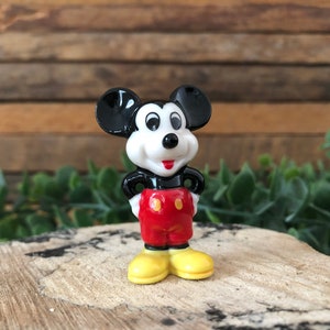 Mickey Mouse Statue Figurine Walt Disney Statue, Vintage Disney Collectible, Rare Old Mickey Mouse, Taiwan, Disneyana, Nostalgia image 10