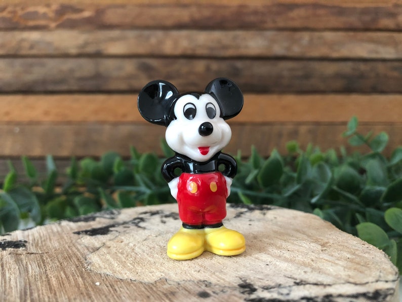 Mickey Mouse Statue Figurine Walt Disney Statue, Vintage Disney Collectible, Rare Old Mickey Mouse, Taiwan, Disneyana, Nostalgia image 10