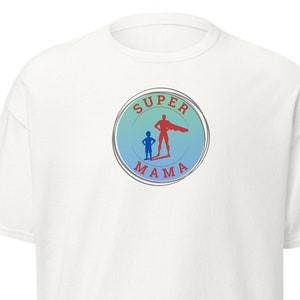 Super Mamu - Circle & Shadow T-Shirt | Gift for Uncles | Gifts for Mama | Indian Gift | Desi Gift | Rakhi | Eid Gift | S-2XL