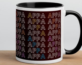 Appa Mug for Dad | Baba Mug | Gifts for Appa, Baba | Chai Cup | Desi Dad Gifts | Hindi, Urdu Mugs | Desi Family | South Asian Dads | 11oz