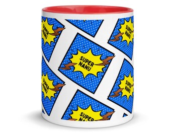 Tazza Super Naanu / Regali per Nanu / Tazza Super Nonno / Regali dell'Asia meridionale / Tazza Desi / Regalo indiano / Regalo pakistano / Tazza da caffè / Tazza Chai