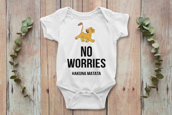 simba onesie baby