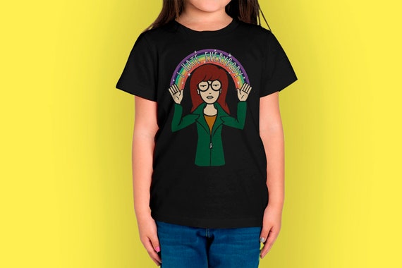 Daria MTV I Hate Everybody Kid T Shirt Funny Toddler T