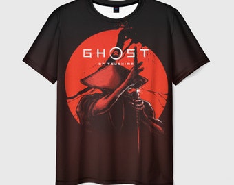 Men/'s Women/'s All Sizes High Quality Graphic Shirt Jin Sakai Ghost of Tsushima T-Shirt