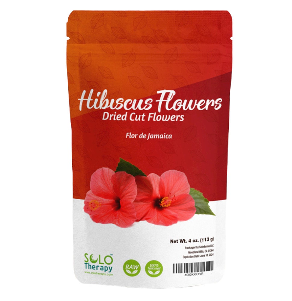ZAVBE Hibiscus Tea 1lbs Dried Hibiscus Flower Perfect for Hibiscus Tea  loose leaf, Flor de Jamaica, Cut and Sifted Packaged in Resealable Bag Hot  