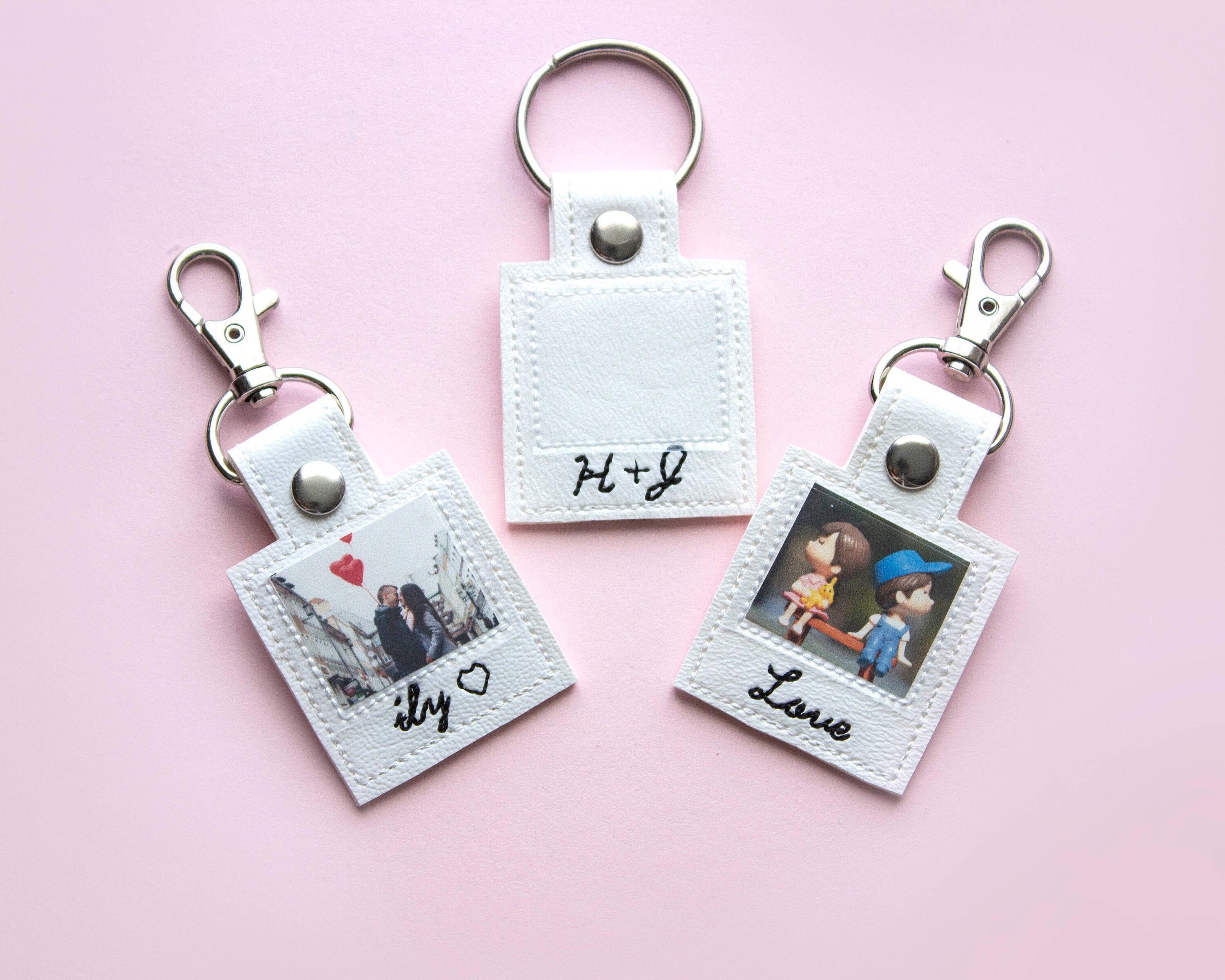 Couples Keychains Cute Keychain with Photo Mini Picture Etsy