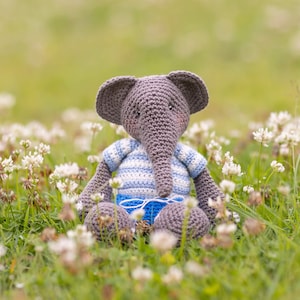 Modèle numérique au crochet Peanut l'éléphant