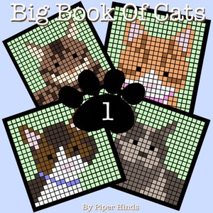 The Big Book of Cats One *Graph Only* Crochet Digital Pattern