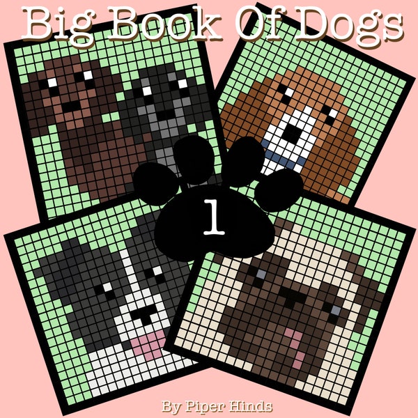 Big Book Of Dogs One Crochet Digital Pattern