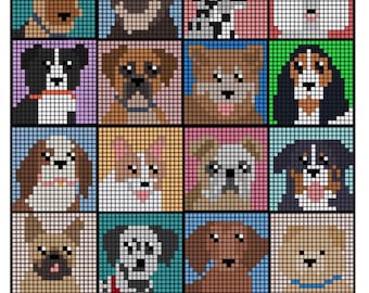 Big Book of Dogs *Graph Only* Crochet Digital Pattern