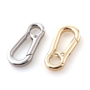 Gold Metal Carabiner Clip Key Ring Key Chain Key Charm Holder