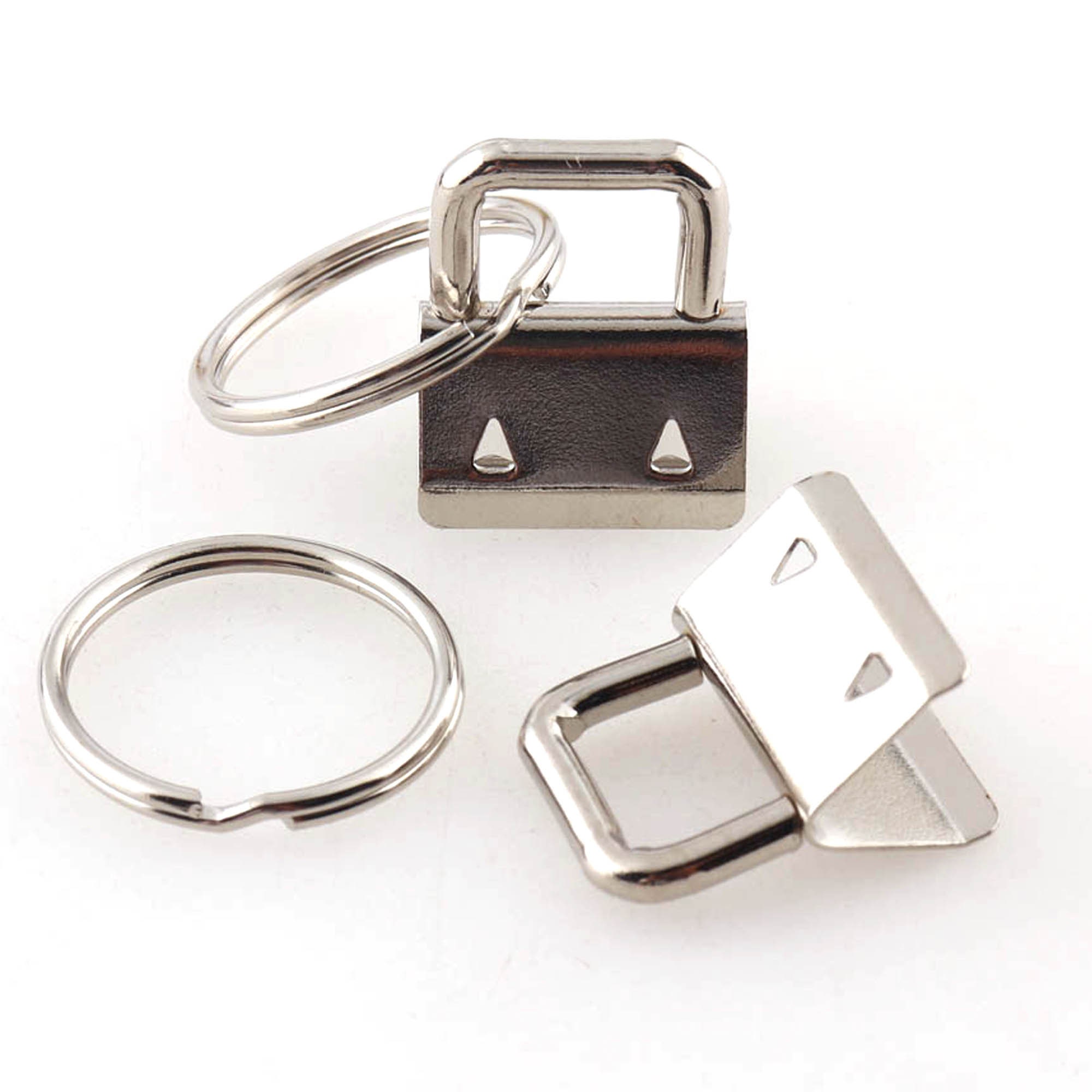 25mm Key Fob Hardware With Rings Rainbow Key Chain Wrist Strap Etsy