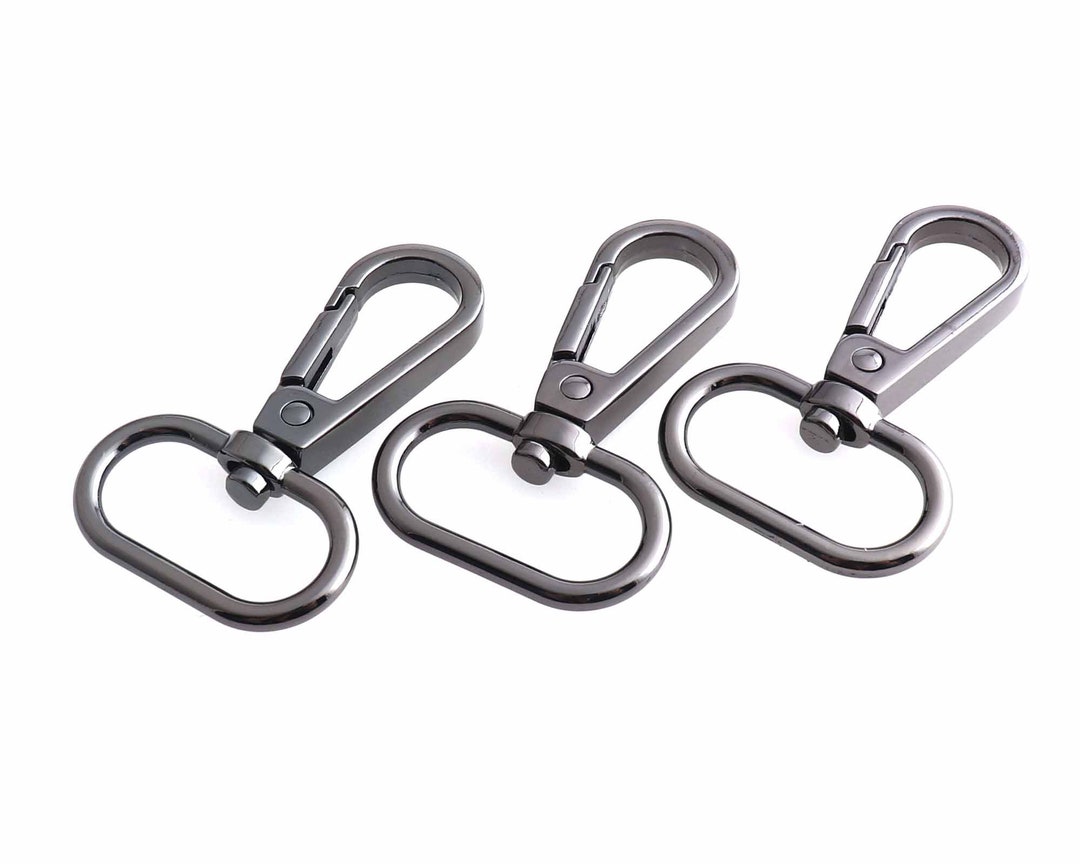 10pcs Gunmetal Hook 1''25mm Metal Clasp Snap Hook Etsy