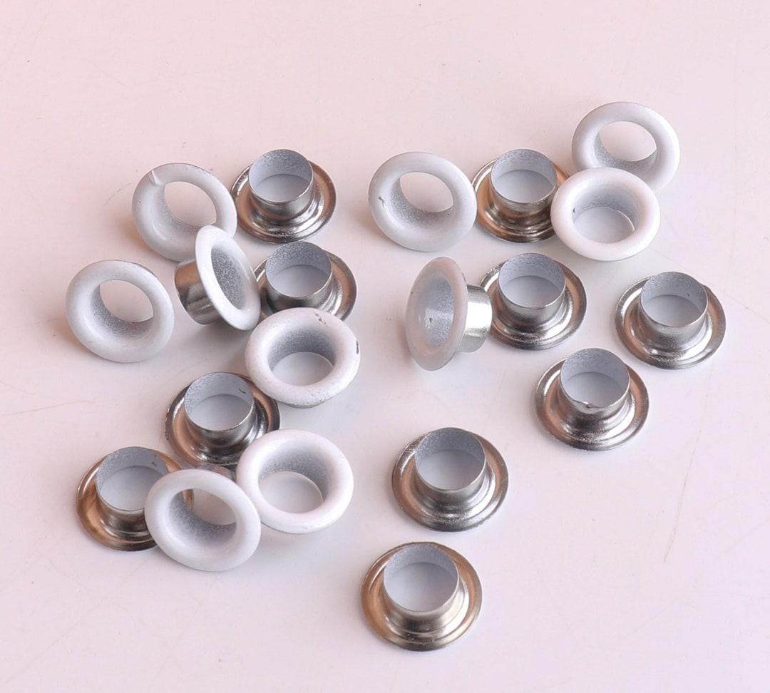 10*6*5 Mm White Color Round Eyelet for Bags/clothing/ Handbags/shoes ...
