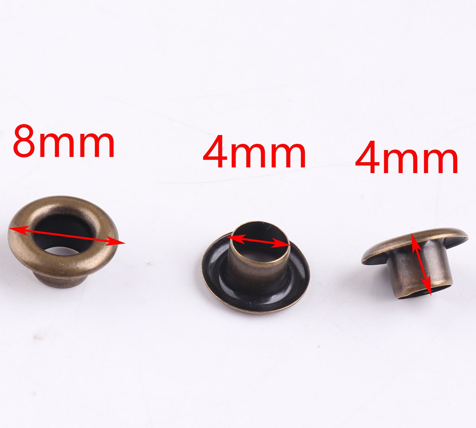 100pcs 844 bronze color round eyelets for clothes leather Etsy