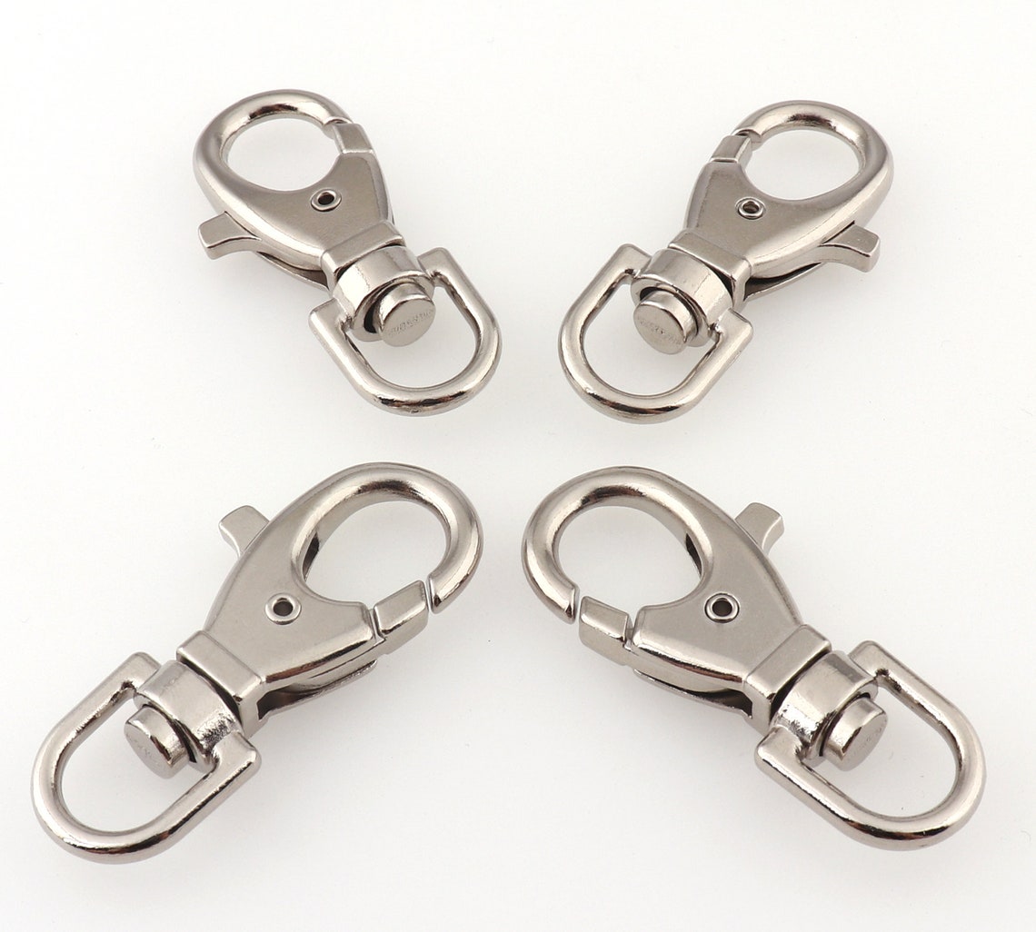 12 Mm Rotating Clasp Connector Swivel Lobster Clasps Silver Etsy Canada