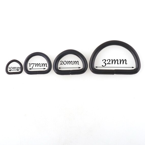 20 Anneaux Métal 10mm Sourcing Map – Boucles Noires Pour Sangles, Sacs, Ceintures | Bricolage, Artisanat