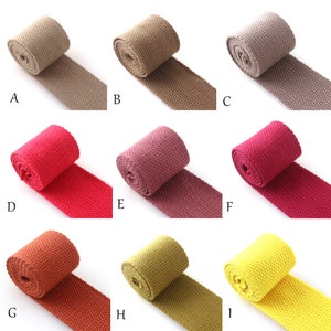 1.5 Inch Cotton webbing colorful Webbing Dog Collar Strap Webbing belt for Bag key fobs Webbing Purse Strap by the yard