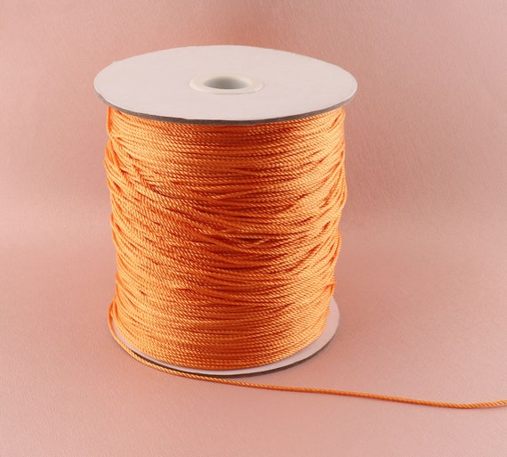 1 Mm Orange Bead Cord Knotting Cordbracelet Nylon Cordbraided Cord/ Jewelry  Line DIY Jewelry Accessories Material Nylon Rope -  Canada