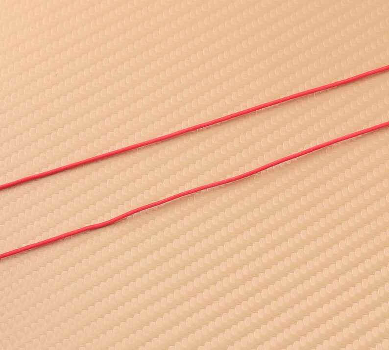 1.0 mm red elastic cord rubber band,nylon cord,for shoes,pants,hair decoration accessories
