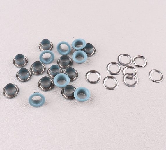 4 mm Hole black color Round Eyelets Metal tiny Eyelet with Washer Grommet Eyelet for clothesleathercanvas