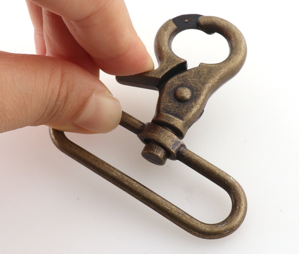 2'' 51mm Bronze Spring Swivel Lobster Clasp Trigger Etsy