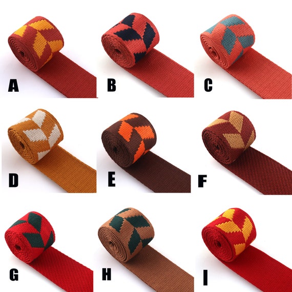 Nine Stripe Webbing: Red Nine Stripe Webbing: Red