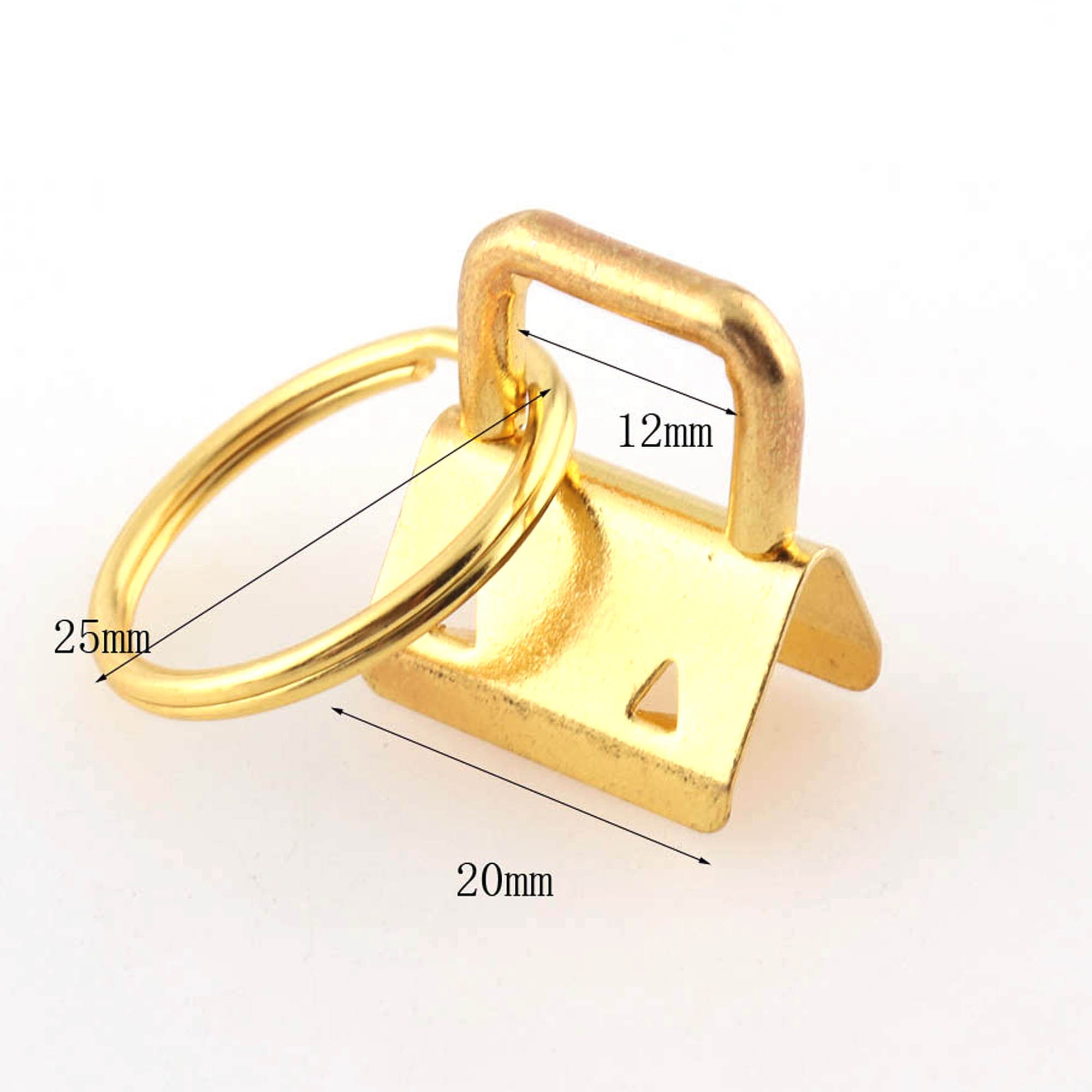 25mm Key Fob Hardware With Rings Rainbow Key Chain Wrist Strap Etsy