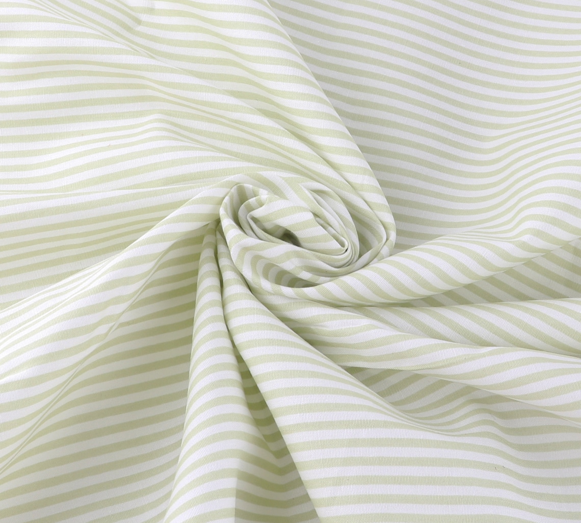 White Cotton Fabric White Stripes Cotton Fabric Cotton Etsy