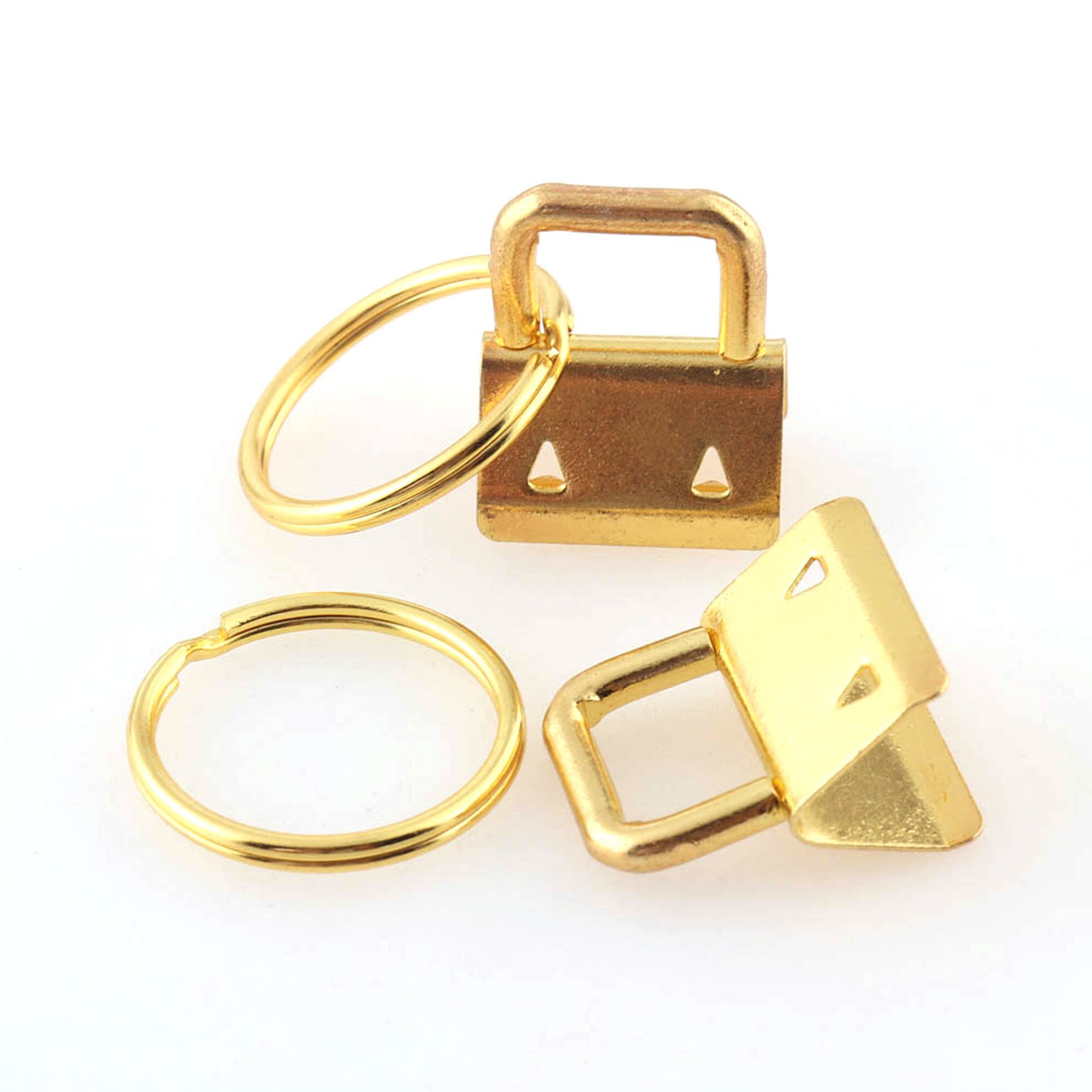 25mm Key Fob Hardware with rings Rainbow Key Chain Wrist Strap Etsy